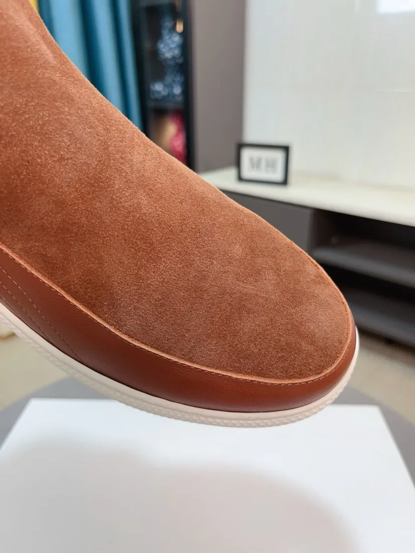 Men's shoes 💰440🌹🌹 [Prada] New high-top men's shoes for the Milan show are out, official website new model: 1 production 🔺original version, continuing the charm inheritance, innovation and tribute ⚫️Young and fashionable you must have 🎗movable feet and no smelly feet; imported cowhide mesh with wear-resistant rubber soles; suitable for all seasons, fashionable and versatile. Code number:38-44